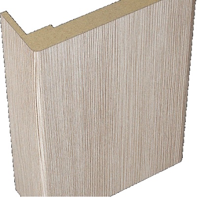 Наличник дверной плоский, 70*2150*8мм, телескопический ПВХ, ПВХ, "Латте"Дубрава-Сибирь