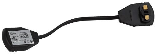 Коннектор гибкий для однофазного шинопровода "ЭРА TR7 - C", 250мм, черный