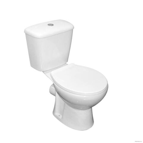 Унитаз-компакт "Selena" горизонтальный выпуск, нижняя подводка , с сиденьем мультилифт