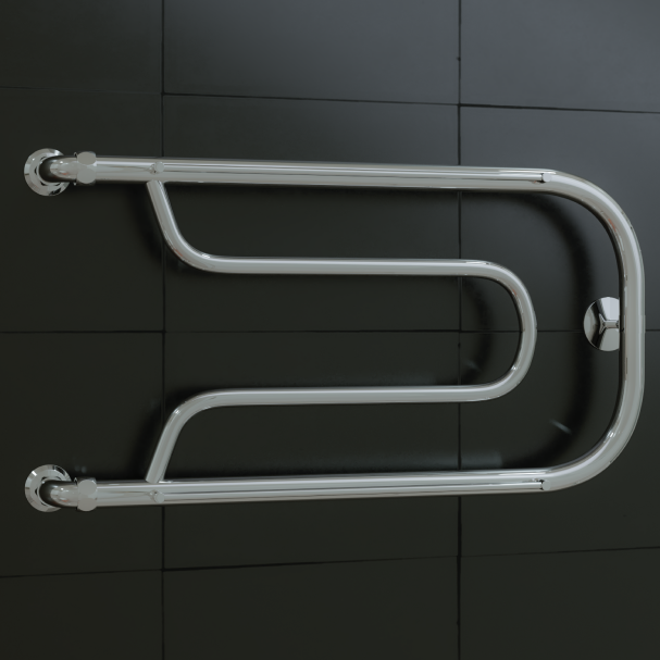 Полотенцесушитель "Aquattro" СП, 320*600мм с полками 1"