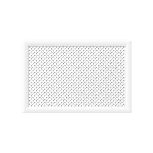 Экран навесной "Глория Stella" рамка прямая 900*600*180мм, "Белый"