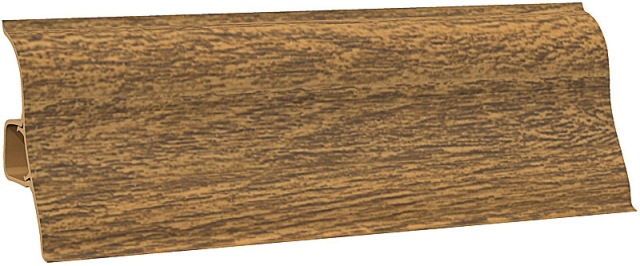 Плинтус "Дуб-50", кабель-канал, мягкий край, 50*2500мм