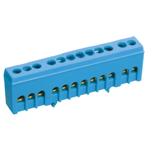 Шина нулевая в корпусе изолятор на Дин-рейку ШНИ-6*9-8-К-C "ИЭК"