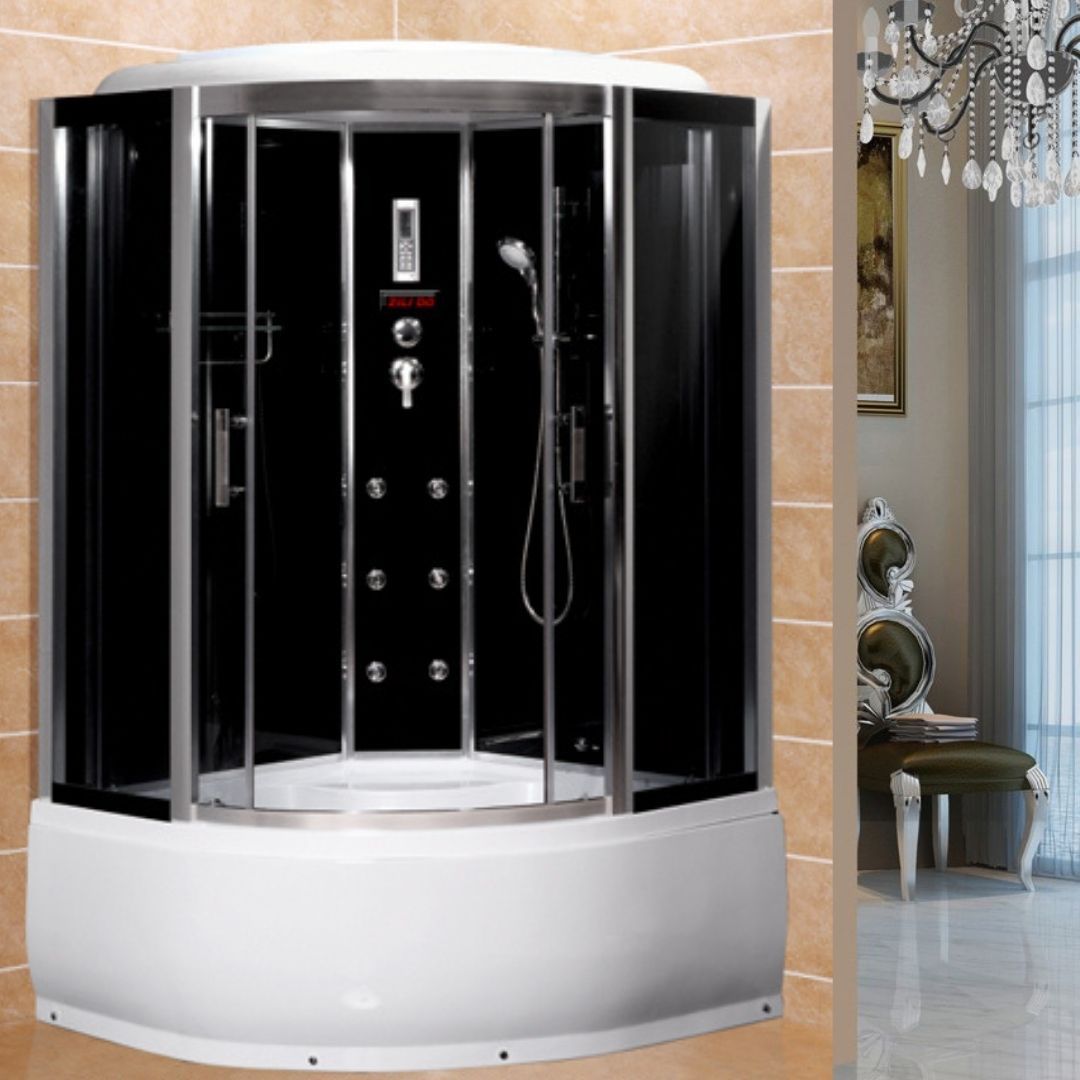 Душевая кабина "Zili Do ZS-1210 Марс", поддон акриловый, высокий, 1200*1200*2150мм