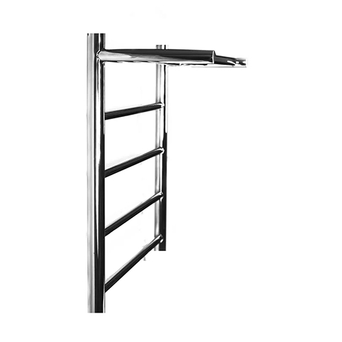 Полотенцесушитель лесенка "Aquattro" "Вид 6", П4, с полкой, 600*400мм нержавеющий 1"