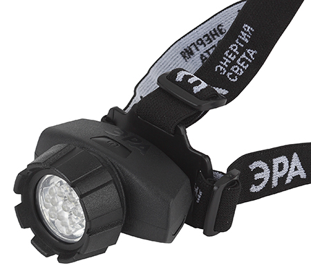 Фонарь налобный &quot;ЭРА GB-604&quot; 18LED, &quot;3*ААА&quot;, 4 режима, черный блистер