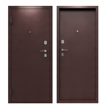 Дверь входная "Победа М Плюс", 850*2050*72мм, левая, металл -"Антик медь", Город Мастеров