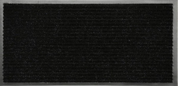 Коврик "Ребристый", влаговпитывающий, "Черный", 400*600мм