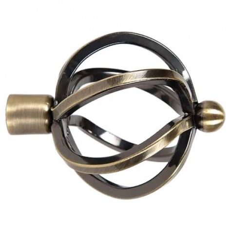 Наконечник Рекар "Булава", золото антик, 28мм