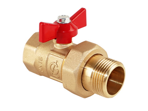 Клапан шаровый с американкой "Бабочка" F*МCB 3/4в/н "Галлоп практик"