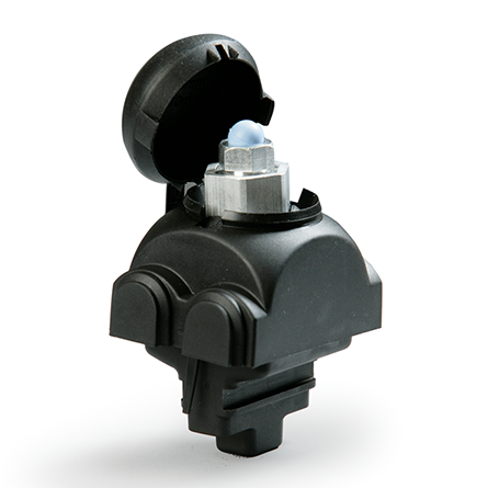 Изолированный прокалывающий зажим "SLIP12.127", магистраль неизолированный-10-70 Al/Cu; отпайка изолированный-1.5-50 Al/Cu, "Ensto"