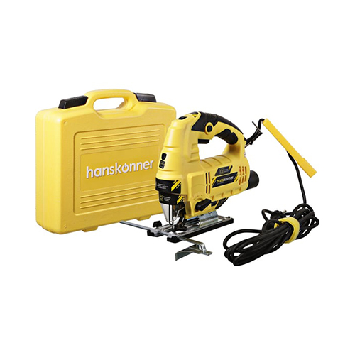 Лобзик электрический Hanskonner, HJS0811LPE, 860Вт, 120/12мм(дер/мет), 500‒3000, алюм опора,КЕЙС