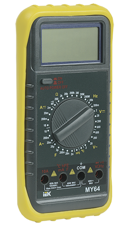 Мультиметр "Professional MY64" цифровой "ИЭК"