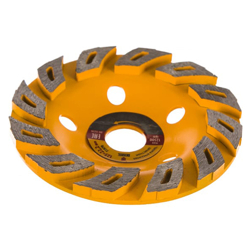 Чашка  "Denzel" Турбо алмазная зачистная, 125мм