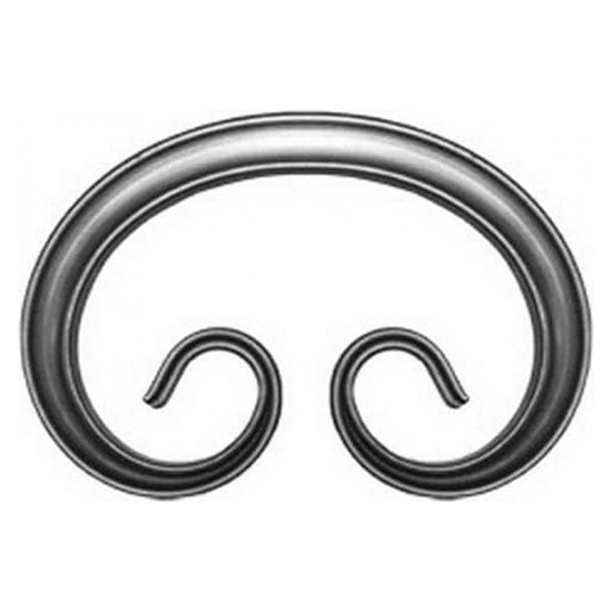 В1.2 Вензель-бублик 190х130мм, d15мм, труба профильная