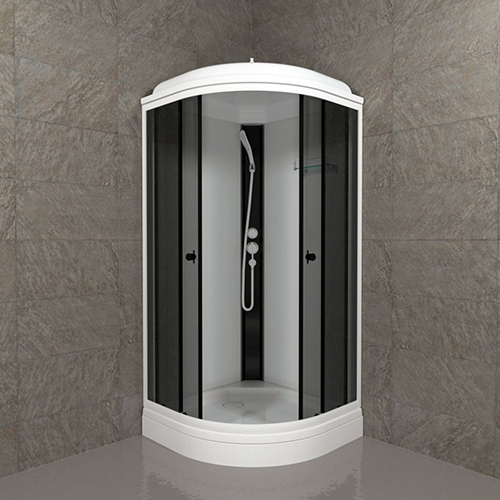 Душевая кабина "Тритон" "Грэй-Вайт", 900*900мм, низкий поддон, тонированные стекла