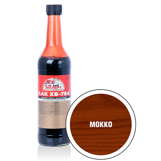 Лак &quot;Эксперт&quot; ХВ-784 &quot;Мокко&quot;, 0,5л