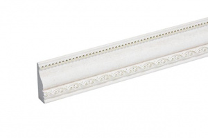 П Интерьерный багет 1M6-7B, &quot;Крем&quot;, 60*20*2400мм