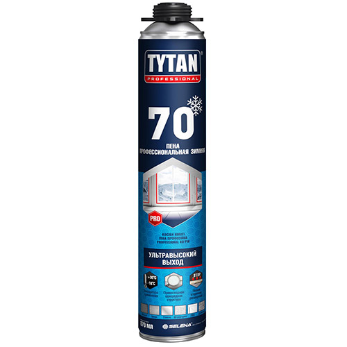 Пена монтажная профессиональная зимняя "TYTAN Professional", 870мл