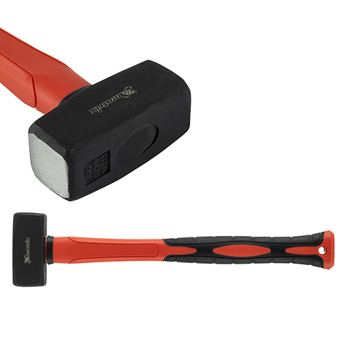 Кувалда "Matrix" 1кг, фибергласовая обрезинненая рукоятка 380мм