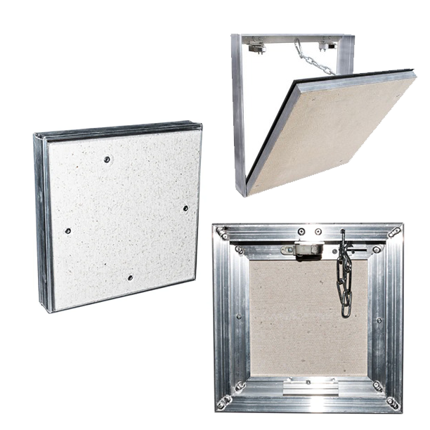 Лючок металлический под плитку съемный 300*300 "Ceramo"