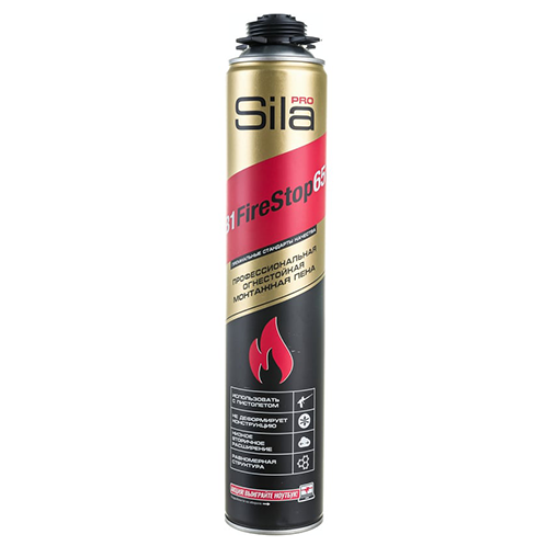 Пена монтажная Огнестойкая &quot;Sila Pro Firestop&quot;, 850мл
