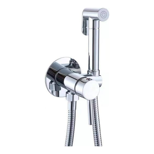 Смеситель "RUSH" гигиенический "Capri CA1435-98", однорычажный, хром, с подводкой