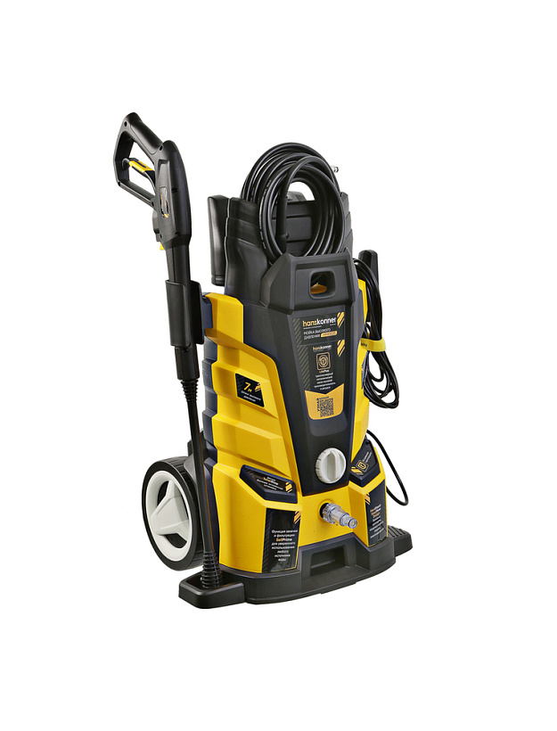 Мойка высокого давления HPW9225, 190 бар, 2,5кВт, производительность 450л в час, функция самовсасывания "Hanskonner"