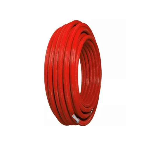 Труба из шитого полиэтилена PE-Xa Evoh "POC" 16*2,2мм, в изоляции 6мм, красная