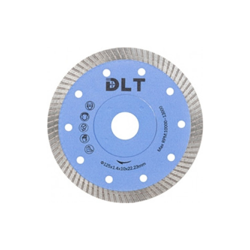 Диск алмазный DLT 125*1,2*22,23 мм № 19, Super Thin Turbo
