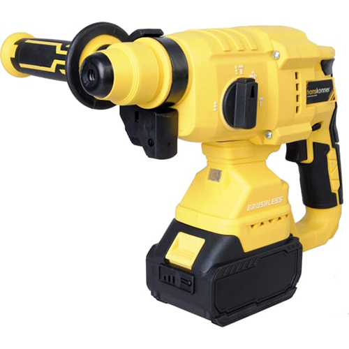 Перфоратор аккум б/щ Hanskonner, HRH2024BL 18В,1BatterySystem,2.2 Дж,3 реж,24мм,1x4.0Ач,ЗУ,кейс