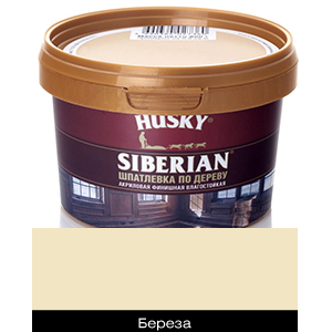 Шпатлевка акриловая по дереву "HUSKY ", Береза 0,8кг