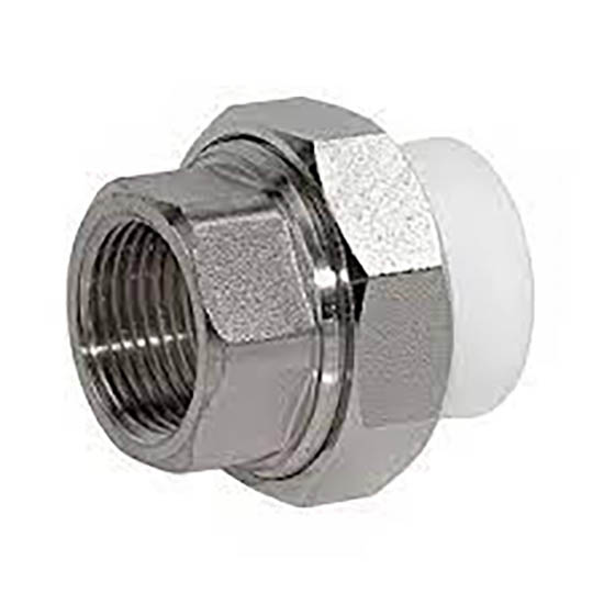 Муфта комбинированная "Aquattro" шестигранная с внутренней резьбой PPR RCF (F) 25*3/4в
