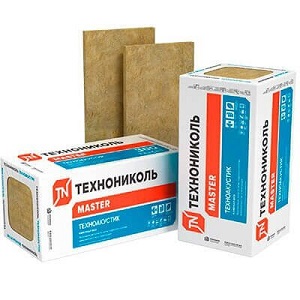 пл 37-45, Плита базальтовая &quot;Техноакустик&quot;, 1200*600*50мм, 6шт, 4,32м2, 0,216м3, &quot;ТехноНИКОЛЬ&quot;