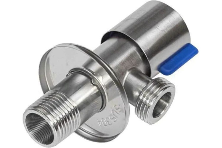 Кран шаровый угловой 1/2н*3/4н с отраж. "SantechSystems"