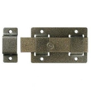 Задвижка накладная бронза для дверей ЗД-02, 75*115мм