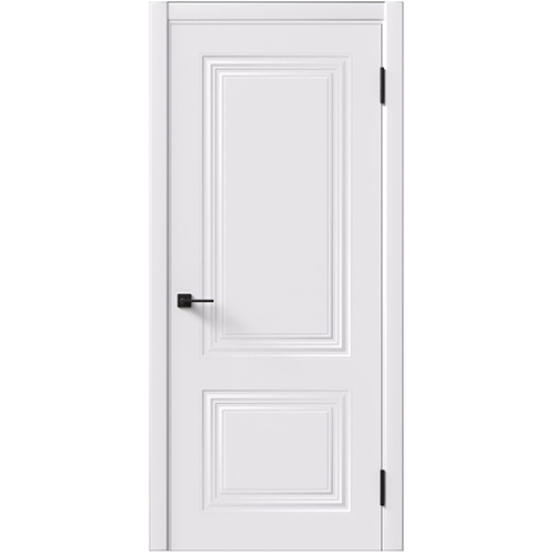 Дверное полотно "Камелия", 800*2000*36мм, глухое, ламинатин, "Белое"Дубрава Сибирь
