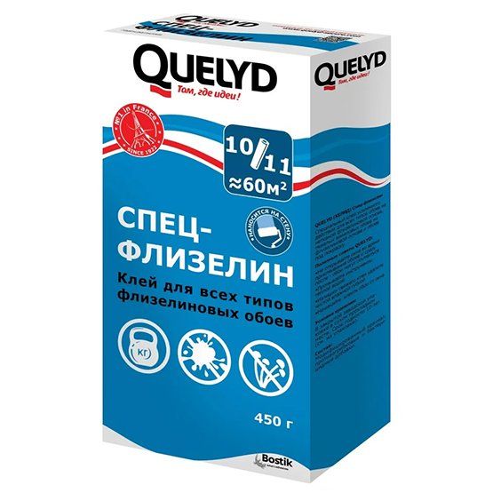 Клей обойный "Quelyd Спец-Флизелин", 450г