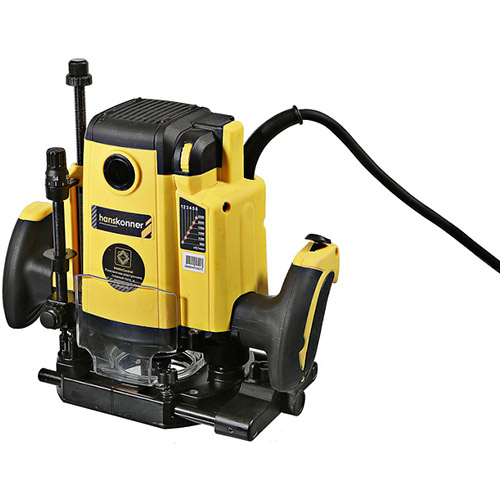 Фрезер Hanskonner, HRE1120CP 2000Вт, цанга 8-12мм, 9000-22000об/мин, 70мм, LED, конст эл-ка
