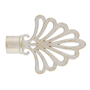 Наконечник М "Фея" белое золото, 16мм