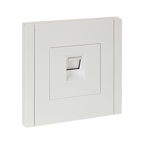 Розетка 1-ая компьютерная RJ45 кат.5E &quot;FORTE&PIANO&quot; с/п, FP232 бел. IEK