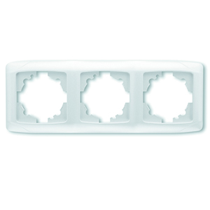 Рамка 3-ая, "Carmen Viko", белая, горизонтальная