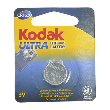 Батарейка литиевая дисковая CR1620 1шт "Kodak"