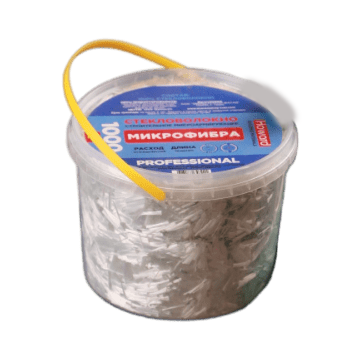 Армируюшее с/волокно стеклянная для штукатурных смесей и бетонов фибра 12мм* 1000г