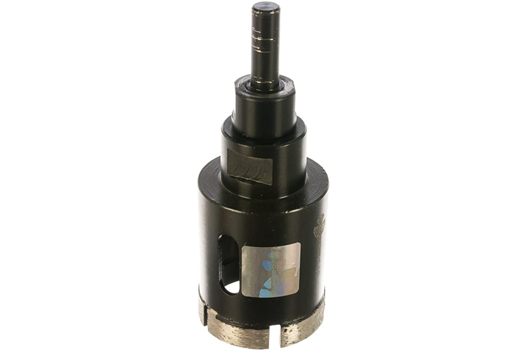 Коронка алмазная по керамограниту, мрамору, граниту "Trio-Diamond", d45*45мм, мокрый рез, цилиндрический хвостовик+М14