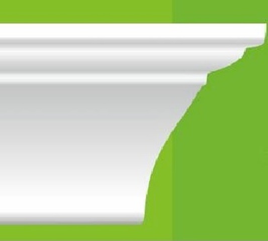 Плинтус М "DECOLINE S" потолочный 85*90 1/45