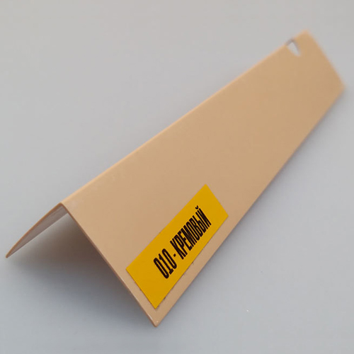 Угол ПВХ KU, 20*20мм, L=2,7м, "Кремовый"