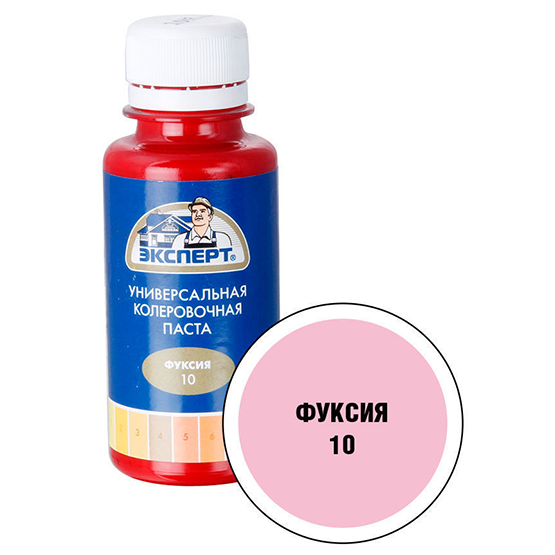Паста колерная универсальная "Эксперт", 100мл, "Фуксия"