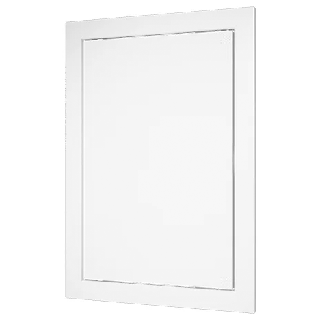 Лючок пластмассовый белый 266*316 с фланцем 246*296