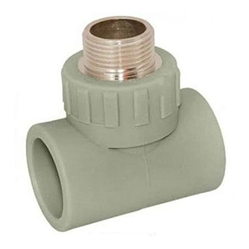 Тройник комбинированный "Prometey" с наружней резьбой PPR T(M) 50*1.1/2н